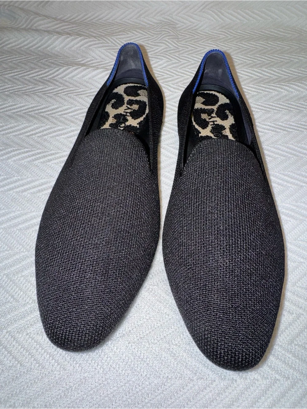 Rothy's Black Knit Women's Slip-On Loafers
